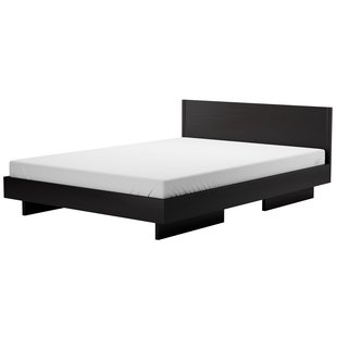 Objekte Unserer Tage Zians Bed Met Hoofdbord 140x200 Eiken Zwart
