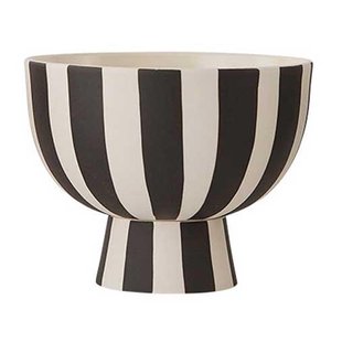OYOY Toppu Schaal Mini&Oslash;12,6 Black/White