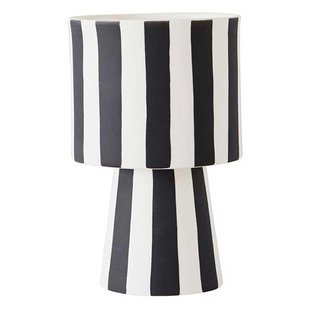 OYOY Toppu Pot Bloempot&Oslash;10 Zwart/wit