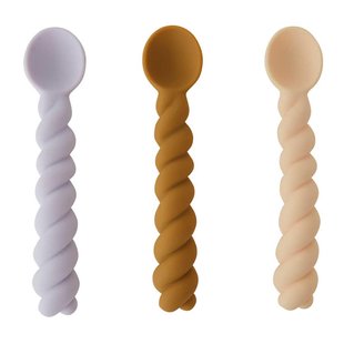 OYOY Mellow Lepels Set Van 3 Lavender Vanilla Rubber