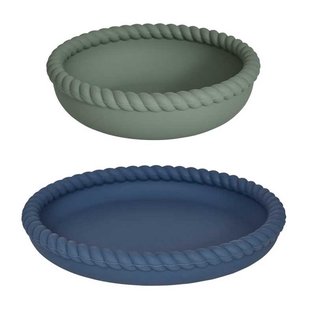 OYOY Mellow Bord Serviesset Van 2 Blue,Olive