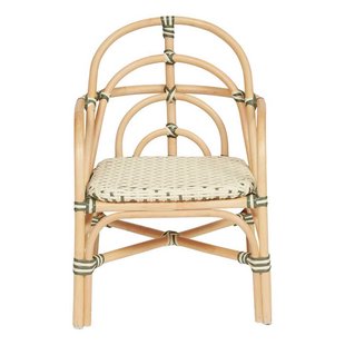 OYOY Momi Mini Outdoor Kinderstoel Vanilla Olive OYOY Momi Mini Outdoor Kinderstoel Vanilla Olive