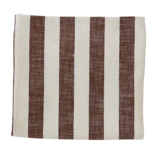 OYOY Striped Tafelkleed 260x140 Choko