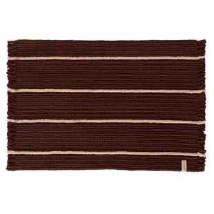 OYOY Putki Deurmat 52x76 Recycled Polyester Choko