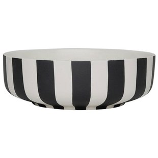 OYOY Toppu Kom Large&Oslash;20 Zwart/wit