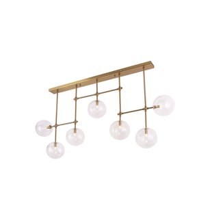 Maxlight Lollipop - hanglamp - 140 x 75 cm - messing