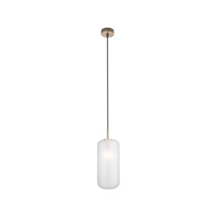 Maxlight Smooth - hanglamp - Ø 16 x 165 cm - geborsteld goud