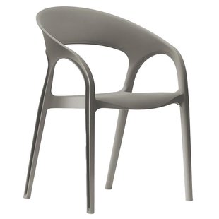 Pedrali Gossip Tuinstoel Grijs Recycled