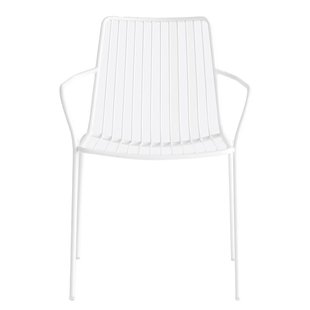 Pedrali Nolita Tuinstoel Met Armleuning Wit