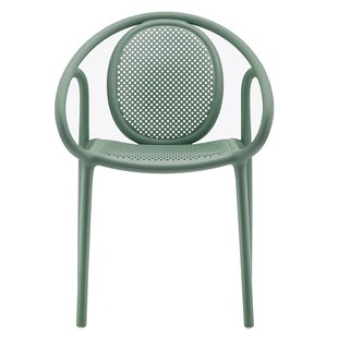 Pedrali Remind Tuinstoel Met Armleuning Groen Pedrali Remind Tuinstoel Met Armleuning Groen