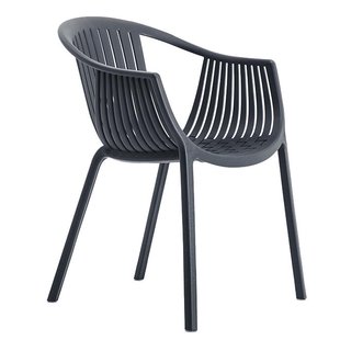 Pedrali Tatami 306 Tuinstoel Grijs Antraciet