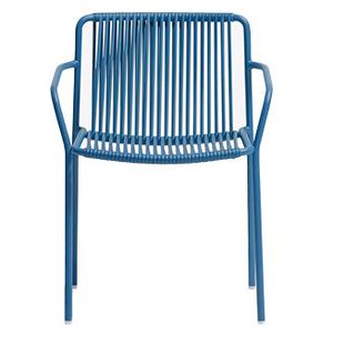 Pedrali Tribeca Tuinstoel Met Armleuning Blauw