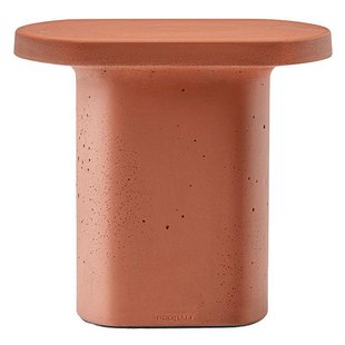 Pedrali Caementum Bijzettafel 46x35 Terracotta