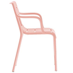 Pedrali Souvenir Tuinstoel 555 Met Armleuning Roze