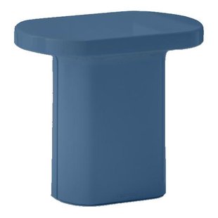 Pedrali Caementum Bijzettafel 46x35 Glossy Blauw