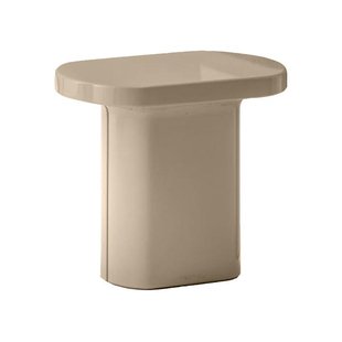 Pedrali Caementum Bijzettafel 40x30 Glossy Beige