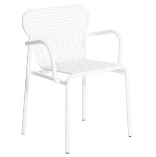 Petite Friture Week-end Tuinstoel Met Armleuningen Wit