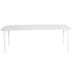 Petite Friture Week-end Tuintafel 220x85 Wit Petite Friture Week-end Tuintafel 220x85 Wit