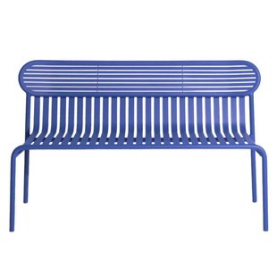 Petite Friture Week-end Tuinbank Met Rugleuning Blauw