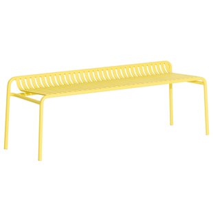 Petite Friture Week-end Tuinbank Zonder Rugleuning Geel