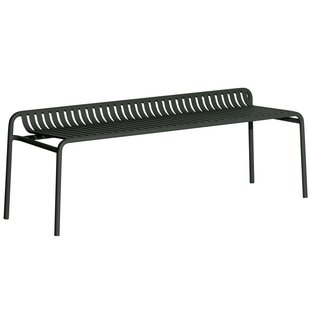 Petite Friture Week-end Tuinbank Zonder Rugleuning Glass Green