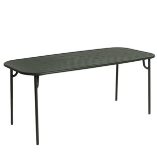 Petite Friture Week-end Tuintafel 180x85 Glass Green