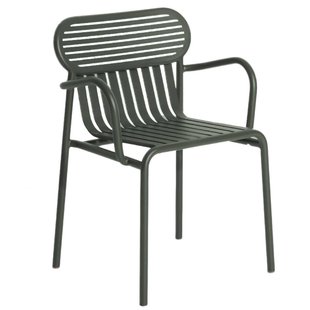 Petite Friture Week-end Tuinstoel Met Armleuningen Glass Green