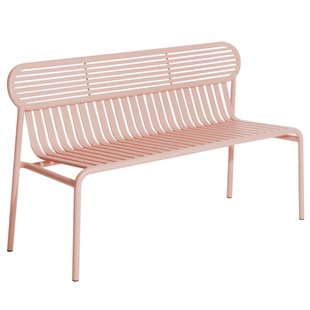 Petite Friture Week-end Tuinbank Met Rugleuning Blush