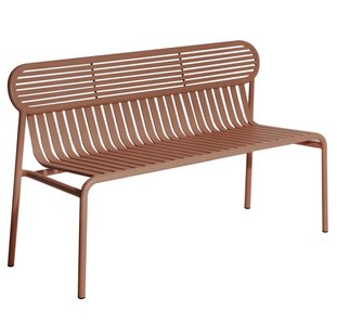 Petite Friture Week-end Tuinbank Met Rugleuning Terracotta Petite Friture Week-end Tuinbank Met Rugleuning Terracotta