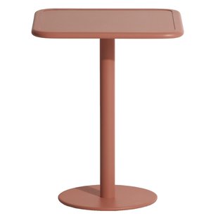 Petite Friture Week-end Bistrotafel 60x60 H75 Terracotta