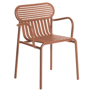 Petite Friture Week-end Tuinstoel Met Armleuningen Terracotta