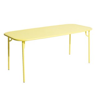 Petite Friture Week-end Tuintafel 180x85 Met Dicht Blad Geel