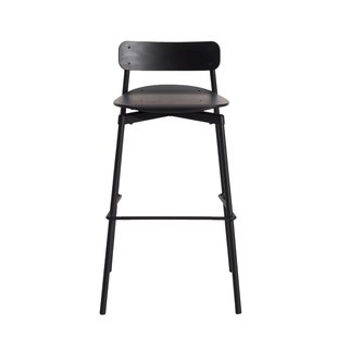 Petite Friture Fromme Wood Barkruk H75 Black