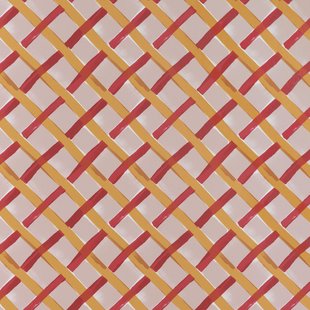 Petite Friture Croisillon By Les Crafties Behang Red