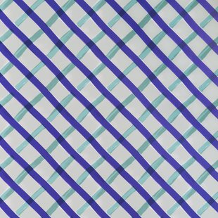 Petite Friture Croisillon By Les Crafties Behang Blue