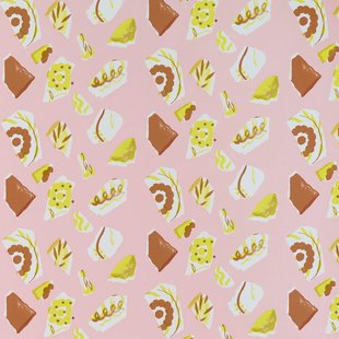 Petite Friture Mosaique By Les Crafties Behang Roze