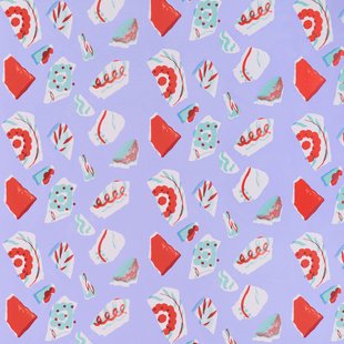 Petite Friture Mosaique By Les Crafties Behang Red