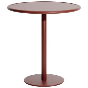 Petite Friture Week-end Bistrotafel&Oslash;70 H75 Brown Red
