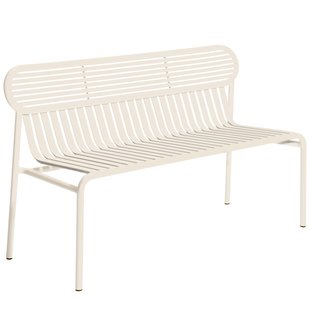 Petite Friture Week-end Tuinbank Met Rugleuning Ivory