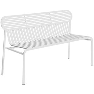 Petite Friture Week-end Tuinbank Met Rugleuning Pearl Grey