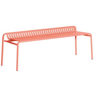 Petite Friture Week-end Tuinbank Zonder Rugleuning Coral