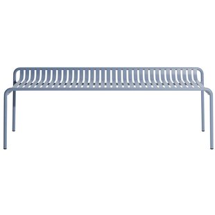 Petite Friture Week-end Tuinbank Zonder Rugleuning Pigeon Blue Petite Friture Week-end Tuinbank Zonder Rugleuning Pigeon Blue