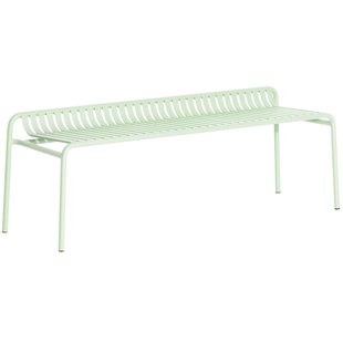 Petite Friture Week-end Tuinbank Zonder Rugleuning Pastel Green Petite Friture Week-end Tuinbank Zonder Rugleuning Pastel Green
