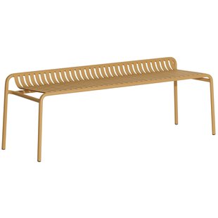 Petite Friture Week-end Tuinbank Zonder Rugleuning Gold