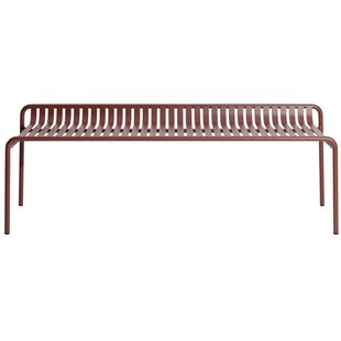 Petite Friture Week-end Tuinbank Zonder Rugleuning Brown Red