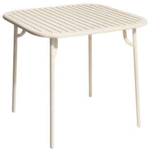 Petite Friture Week-end Tuintafel 85x85 Ivory