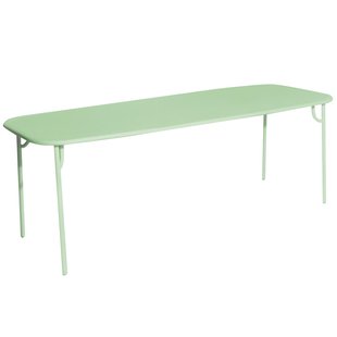 Petite Friture Week-end Tuintafel 220x85 Met Dicht Blad Pastel Green