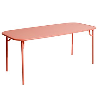 Petite Friture Week-end Tuintafel 180x85 Met Dicht Blad Coral