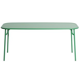 Petite Friture Week-end Tuintafel 180x85 Met Dicht Blad Mint Green