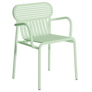 Petite Friture Week-end Tuinstoel Met Armleuningen Pastel Green